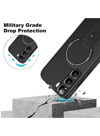 for Infinix Hot 60 Pro+ (Hot 60 Pro Plus) Case, Stable Structure,Skin-Friendly Feel,Magnetic Wireless Charging Protective Phone Case for Infinix Hot 60 Pro+ (Hot 60 Pro Plus), Black. - view 3